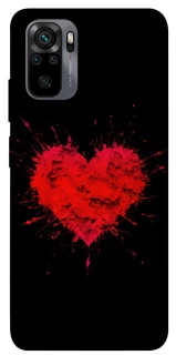 Чехол на Xiaomi Redmi Note 10 / Note 10s Splash heart фото 1 из 1