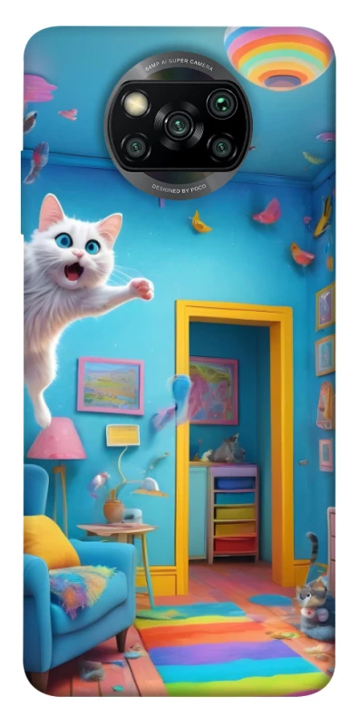 Чохол на Xiaomi Poco X3 NFC / Poco X3 Pro crazy cat фото 1 з 1