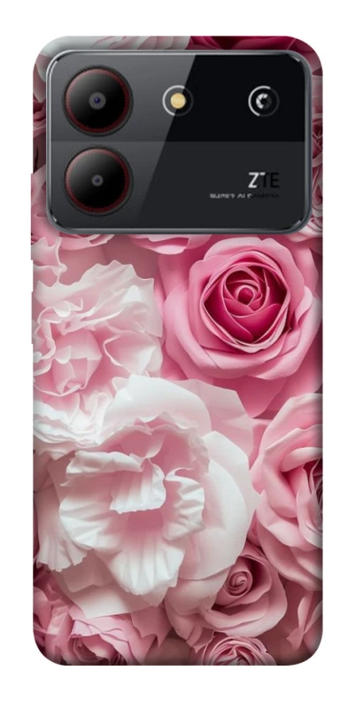 Чохол на ZTE Blade A54 4G Рожеві Квіти фото 1 з 1