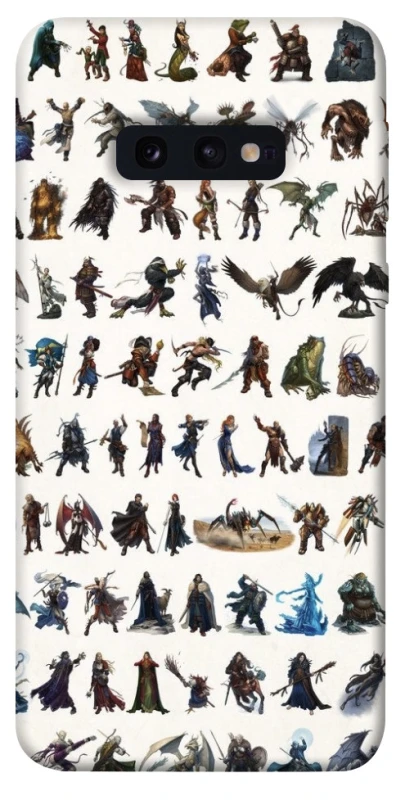 Чехол на Samsung Galaxy S10e Character Selection фото 1 из 1