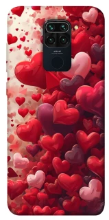 Чохол на Xiaomi Redmi Note 9 / Redmi 10X Many hearts фото 1 з 1