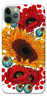 Чохол на Apple iPhone 11 Pro Max (6.5") Соняшники та маки фото 1 з 1