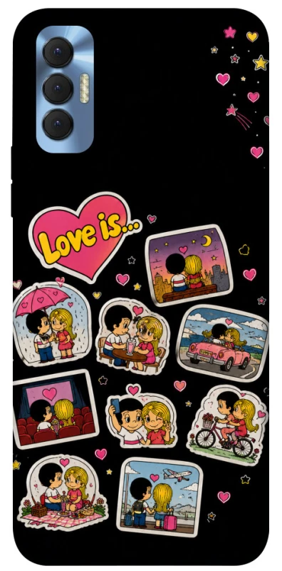 Чехол на TECNO Spark 8P Love is ver.3 фото 1 из 1