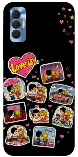 Чехол на TECNO Spark 8P Love is ver.3 фото 1 из 1