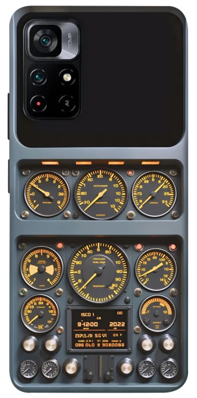 Чохол на Xiaomi Poco M4 Pro 5G Airplane instrument panel фото 1 з 1