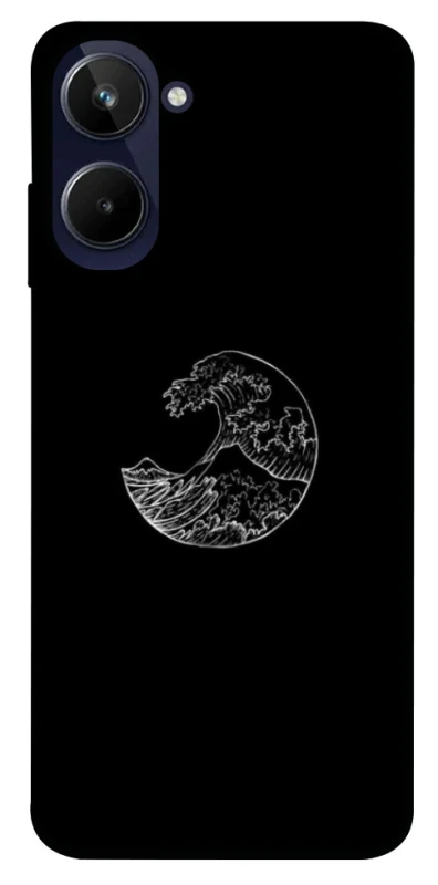 Чехол на Realme 10 4G Black tsunami фото 1 из 1