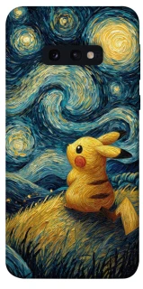 Чохол на Samsung Galaxy S10e Pikachu and Van Gogh фото 1 з 1