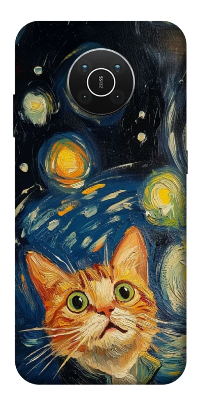 Чехол на Nokia X10 / X20 paint cat фото 1 из 1