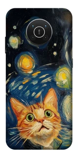 Чехол на Nokia X10 / X20 paint cat фото 1 из 1