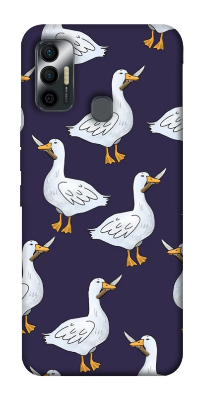 Чехол на TECNO Spark 7 Гуси с претензией фото 1 из 1