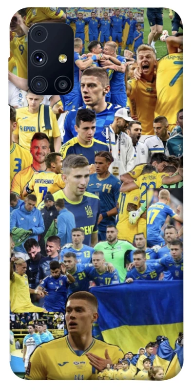 Чехол на Samsung Galaxy M31s UA-Football ver.6 фото 1 из 1