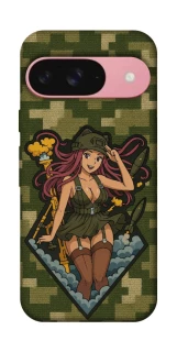 Чехол на Google Pixel 9 Military Waifu фото 1 из 1
