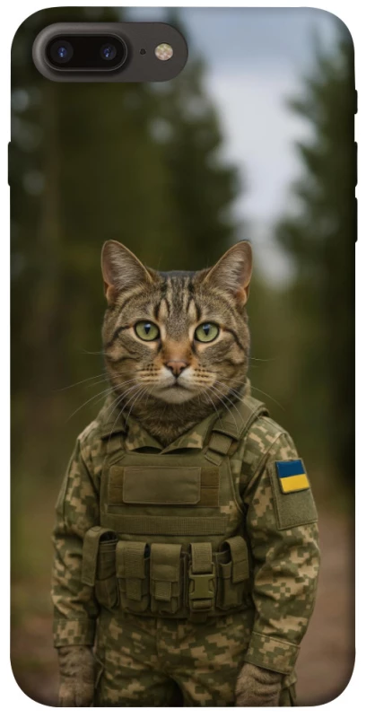 Чехол на Apple iPhone 7 plus / 8 plus Кот защитник фото 1 из 1