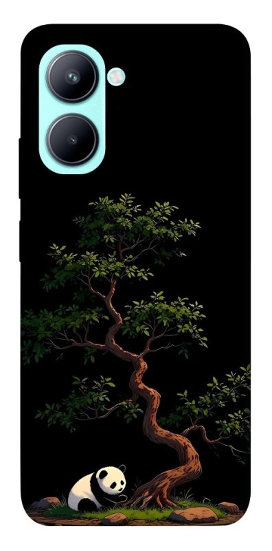 Чохол на Realme C33 Panda and tree фото 1 з 1