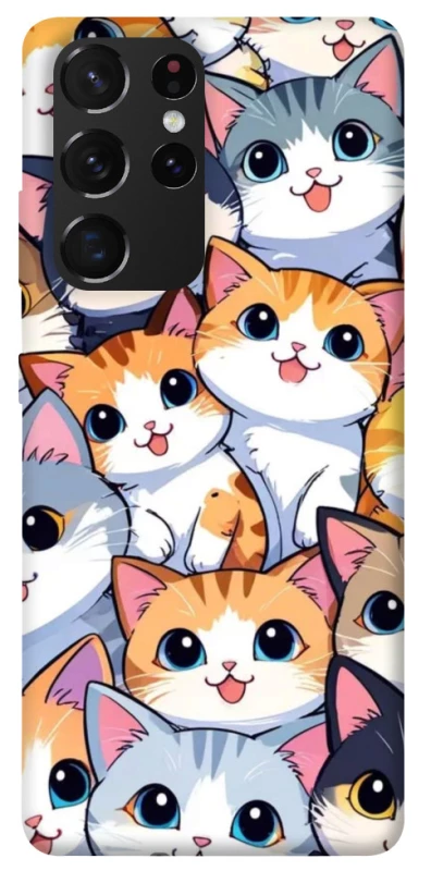 Чохол на Samsung Galaxy S21 Ultra Cute Cat v2 фото 1 з 1