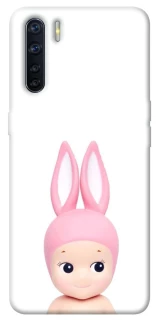 Чехол на Oppo A91 Minimal Bunny Peek фото 1 из 1