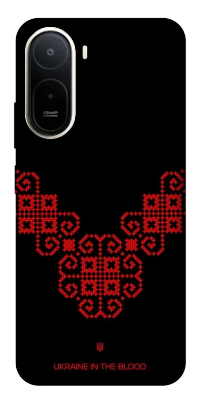 Чохол на Xiaomi Redmi A7 Pro 4G Чорно-червона вишиванка фото 1 з 2