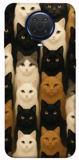 Чехол на Nokia G20 / G10 / 6.3 Colorful Cat Collage фото 1 из 1