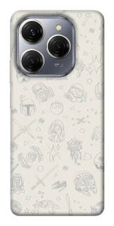 Чохол на TECNO Spark 20 Pro Star Wars background ver.1 фото 1 з 1
