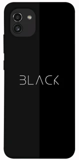 Чохол на Samsung Galaxy A03 Black фото 1 з 1