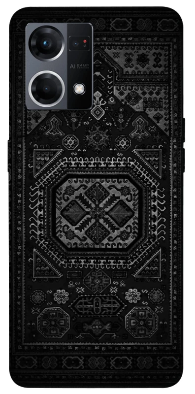 Чехол на Oppo Reno 7 4G Черный ковер фото 1 из 1