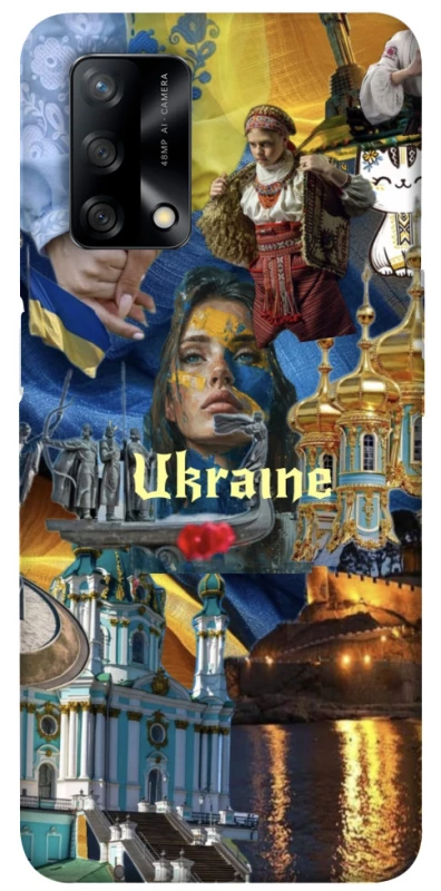 Чохол на Oppo A74 4G Ukraine style ver.3 фото 1 з 1