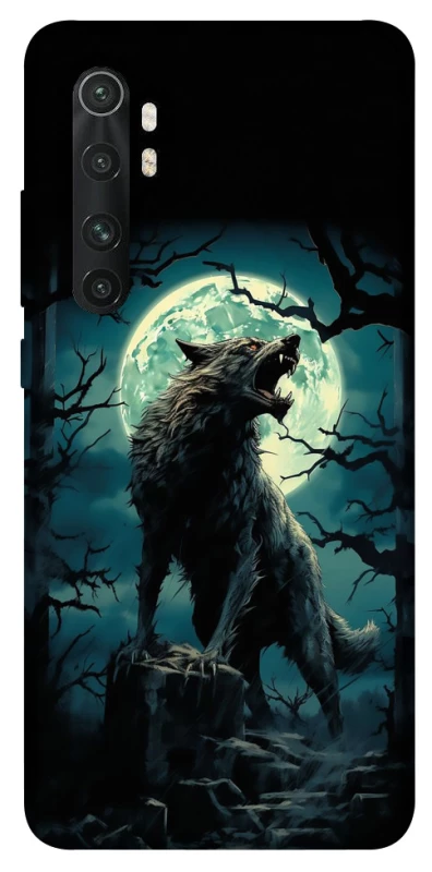 Чохол на Xiaomi Mi Note 10 Lite Вовк під місяцем фото 1 з 1