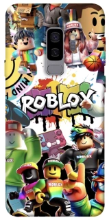 Чехол на Samsung Galaxy S9+ Roblox Characters Collage фото 1 из 1