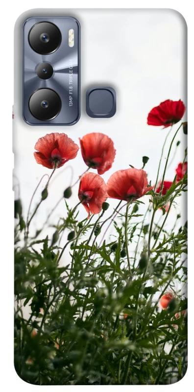 Чехол на Infinix Hot 20i Поле маков фото 1 из 1