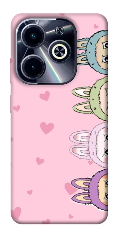 Чохол на Infinix Hot 40i All Labubu 4 фото 1 з 1