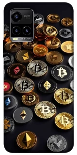 Чехол на Vivo Y21 / Y33s Many coins фото 1 из 1