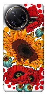 Чохол на Xiaomi Poco F7 Pro Соняшники та маки фото 1 з 1