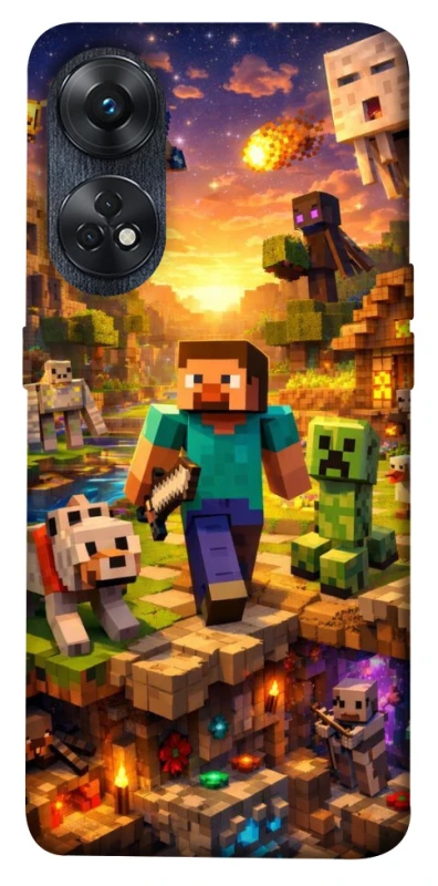 Чохол на Oppo Reno 8T 4G Minecraft v6 фото 1 з 1