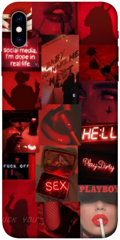 Чехол на Apple iPhone X (5.8") Love collage ver.3 фото 1 из 1