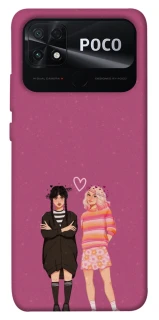 Чохол на Xiaomi Poco C40 Raven & Rainbow Wednesday фото 1 з 1