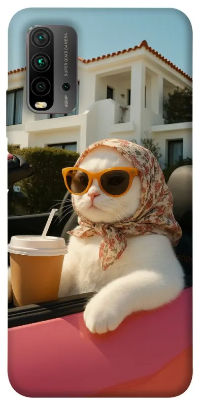 Чехол на Xiaomi Redmi 9T Stylish Cat Cruise фото 1 из 1