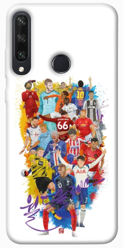 Чохол на Huawei Y6p Football Abstract v2 фото 1 з 1
