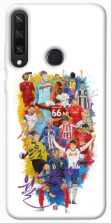 Чохол на Huawei Y6p Football Abstract v2 фото 1 з 1