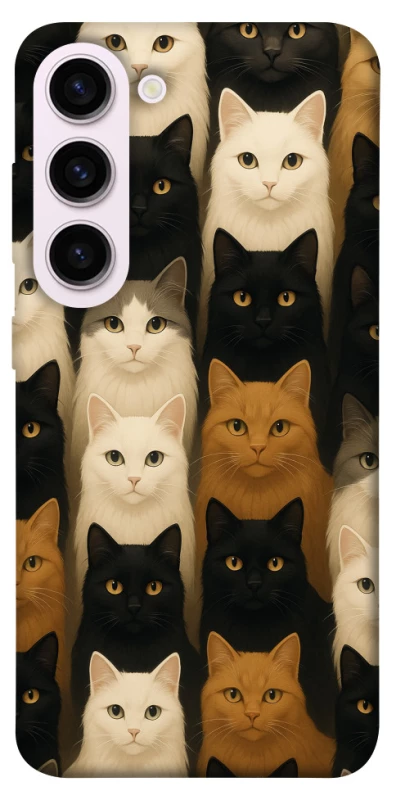 Чохол на Samsung Galaxy S23+ Colorful Cat Collage фото 1 з 1