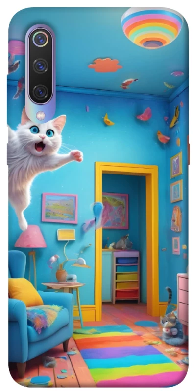 Чохол на Xiaomi Mi 9 crazy cat фото 1 з 1