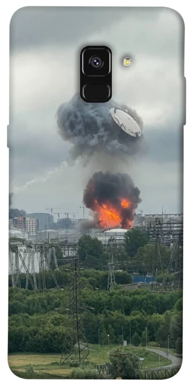 Чохол на Samsung A530 Galaxy A8 (2018) Moscow never sleeps ver.4 фото 1 з 1