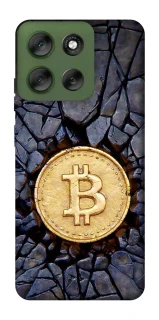 Чохол на Motorola Moto G56 5G Bitcoin cracks фото 1 з 1