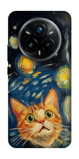 Чехол на Realme 14 Pro paint cat фото 1 из 1