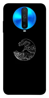 Чехол на Xiaomi Redmi K30 Black tsunami фото 1 из 1