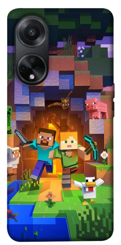 Чохол на Oppo A98 Minecraft game фото 1 з 1
