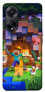 Чехол на Oppo A98 Minecraft game фото 1 из 1