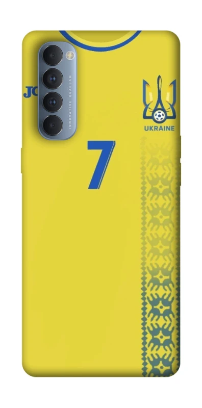 Чохол на Oppo Reno 4 Pro UA-Football ver.3 фото 1 з 1