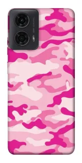 Чехол на Motorola Moto G04 camouflage pink фото 1 из 1