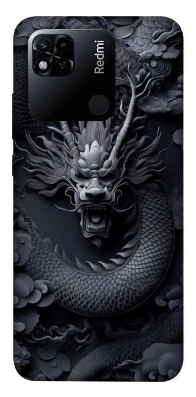 Чохол на Xiaomi Redmi 10A black dragon фото 1 з 1