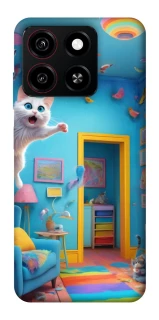 Чохол на ZTE Blade A35 4G crazy cat фото 1 з 1
